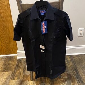 Spiewak Men's Dark Short Sleeve Button Down Shirt